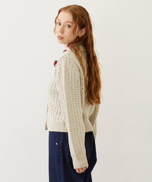 セール】STRAWBERRY KNIT CARDIGAN（カーディガン/ボレロ）｜MILKFED