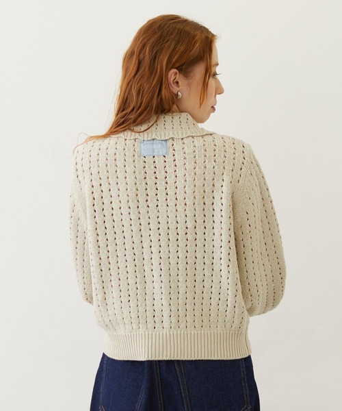 MILKFED.(ミルクフェド) レディース トップス カーディガン・ボレロ MILKFED.（ミルクフェド）の「STRAWBERRY KNIT CARDIGAN（カーディガン