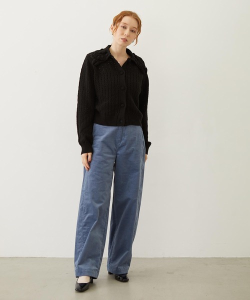 ミルクフェド今期完売いちごカーディガン MILKFED.（ミルクフェド） カーディガン STRAWBERRY KNIT CARDIGAN