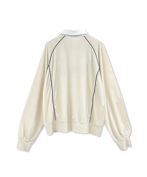 ANDGEEBEE(アンジービー)の「UNISEX パイピングユニフォームトップス(その他トップス・レディース・ブラック/アイボリー・FREE)」の17枚目の写真