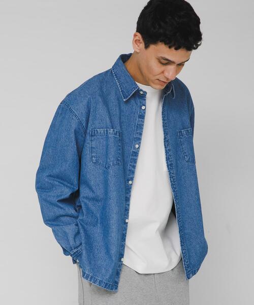 セール】リラックスフィットデニムシャツ（シャツ/ブラウス）｜URBAN