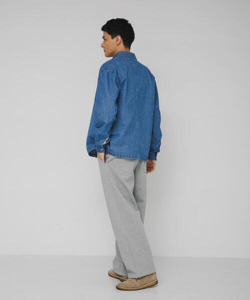 URBAN RESEARCH Sonny Label（アーバンリサーチサニーレーベル）の「リラックスフィットデニムシャツ（シャツ/ブラウス・メンズ・ブラック/インディゴブルー・MEDIUM/LARGE）」の19枚目の写真