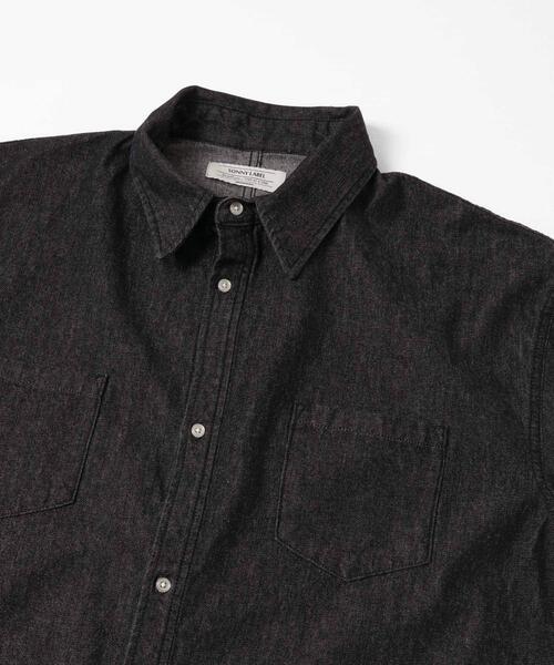 URBAN RESEARCH Sonny Label（アーバンリサーチサニーレーベル）の「リラックスフィットデニムシャツ（シャツ/ブラウス・メンズ・ブラック/インディゴブルー・MEDIUM/LARGE）」の6枚目の写真