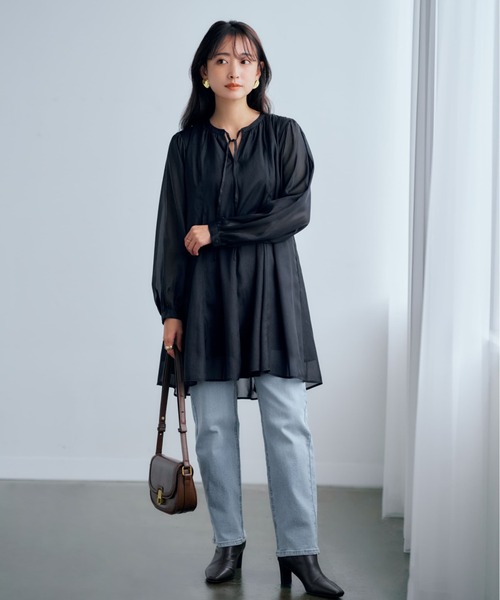 COHINA(コヒナ)の「COHINA DENIM スリムストレート 【低身長・小柄女性】(デニムパンツ・レディース・ブルー/ネイビー・XXXS/XS-Short/S-Short/M-Short/XXS/XS-Regular/S-Regular/M-Regular)」の11枚目の写真
