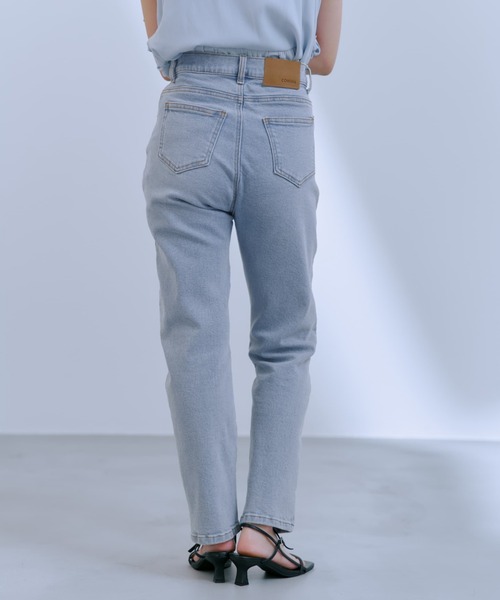 COHINA DENIM スリムストレート 【低身長・小柄女性】（デニムパンツ