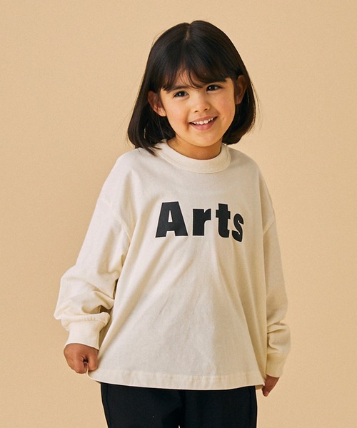 FOV(フォブ)の「フォブ Arts L/S Tシャツ(Tシャツ/カットソー・キッズ・アイボリー/ブラック/ブルーグレー・L/XL/M/S)」の2枚目の写真