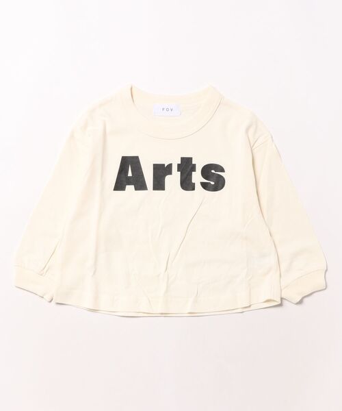 FOV(フォブ)の「フォブ Arts L/S Tシャツ(Tシャツ/カットソー・キッズ・アイボリー/ブラック/ブルーグレー・L/XL/M/S)」の7枚目の写真