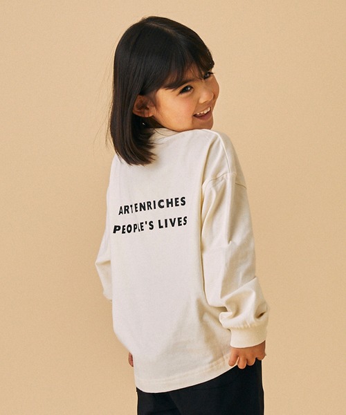 FOV(フォブ)の「フォブ Arts L/S Tシャツ(Tシャツ/カットソー・キッズ・アイボリー/ブラック/ブルーグレー・L/XL/M/S)」の16枚目の写真