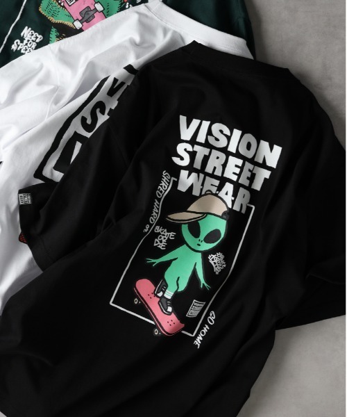 セール】【店頭で人気】【VISION STREET WEAR】グラフィックプリントT