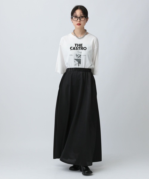 LEPSIM(レプシィム)の「フォトプリント6分袖T 493701(Tシャツ/カットソー・レディース・オフホワイト/グレー/ピンク・FREE)」の9枚目の写真