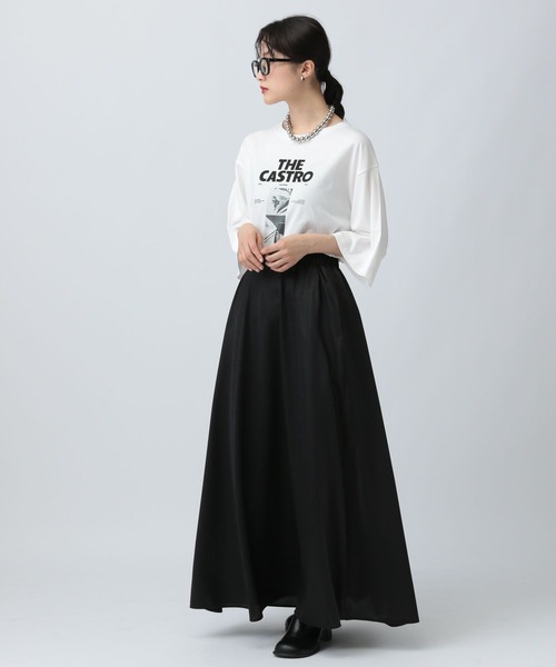 LEPSIM(レプシィム)の「フォトプリント6分袖T 493701(Tシャツ/カットソー・レディース・オフホワイト/グレー/ピンク・FREE)」の10枚目の写真