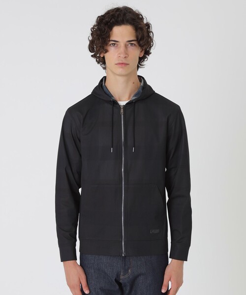 BLACK LABEL CRESTBRIDGE(ブラックレーベル・クレストブリッジ)の「ライトウェイトバックチェックパーカー(パーカー・メンズ・ネイビー/ブラック・M/L/XL)」の11枚目の写真