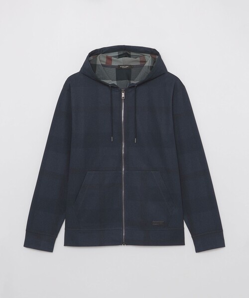 BLACK LABEL CRESTBRIDGE(ブラックレーベル・クレストブリッジ)の「ライトウェイトバックチェックパーカー(パーカー・メンズ・ネイビー/ブラック・M/L/XL)」の10枚目の写真