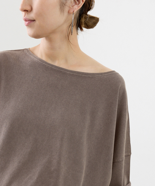 FRAMeWORK(フレームワーク)の「ドライタッチ加工SS-Tee(Tシャツ/カットソー・レディース・ネイビー/ホワイト/ブラウン/ブルー・FREE)」の22枚目の写真