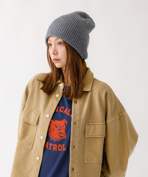 Ruben（ルーベン）の「【RUBEN/ルーベン】RUS-8343/メリノウールリラックスビーニー/MERINO WOOL RELAXED BEANIE /シンプル/ビーニー/帽子【WEB限定】（ニットキャップ/ビーニー・レディース・ブラック/ブラウン/ベージュ/グレー・フリー）」の14枚目の写真