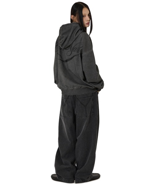 OY(オーワイ)の「『OY/オーワイ』WIDE VOLUME PANTS/ワイドボリュームパンツ(デニムパンツ・レディース・ブラック・L/M/S)」の8枚目の写真