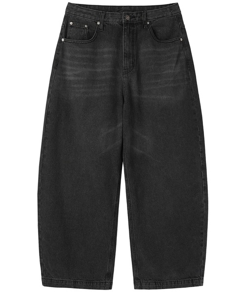 OY(オーワイ)の「『OY/オーワイ』WIDE VOLUME PANTS/ワイドボリュームパンツ(デニムパンツ・レディース・ブラック・L/M/S)」の9枚目の写真