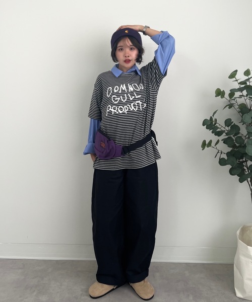 ZOZOMARKET（ゾゾマーケット）の「ZOZOMARKET by tomoka - ロールアップコクーンツイルパンツ（チノパンツ・レディース・ブラック・マルチサイズ）」の17枚目の写真