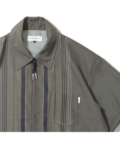 elephant TRIBAL fabrics（エレファントトライバルファブリックス）の「elephant TRIBAL fabrics NO A/C ZIP SHIRT（シャツ/ブラウス・メンズ・ネイビー/カーキ・FREE）」の4枚目の写真