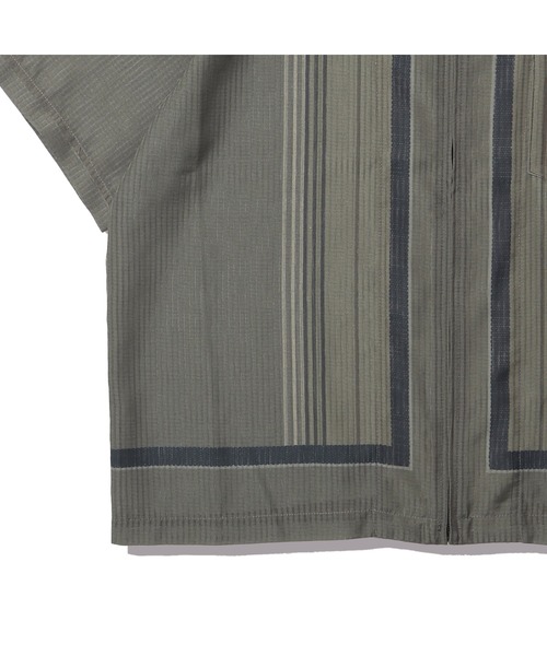 elephant TRIBAL fabrics（エレファントトライバルファブリックス）の「elephant TRIBAL fabrics NO A/C ZIP SHIRT（シャツ/ブラウス・メンズ・ネイビー/カーキ・FREE）」の5枚目の写真