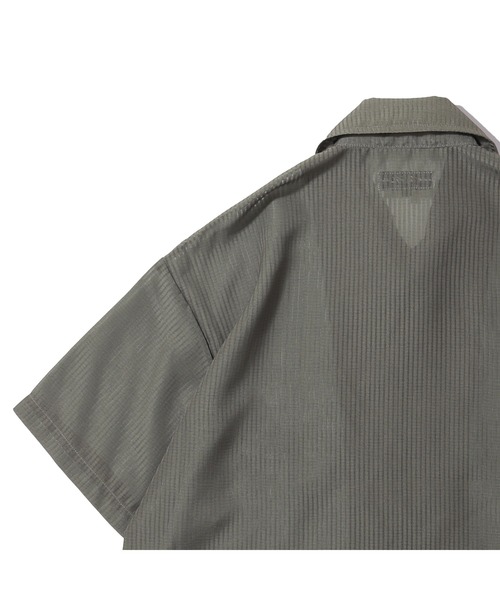 elephant TRIBAL fabrics（エレファントトライバルファブリックス）の「elephant TRIBAL fabrics NO A/C ZIP SHIRT（シャツ/ブラウス・メンズ・ネイビー/カーキ・FREE）」の6枚目の写真