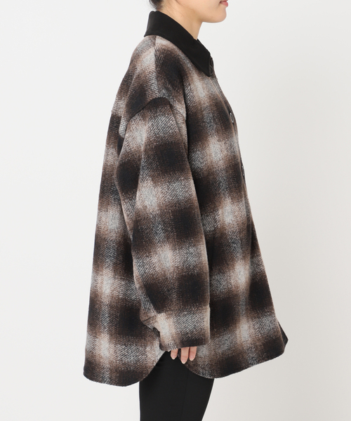 JOURNAL STANDARD（ジャーナルスタンダード）の「Mapel Flannel Check ブルゾン（カバーオール・レディース・ブラウン/イエロー・FREE）」の19枚目の写真