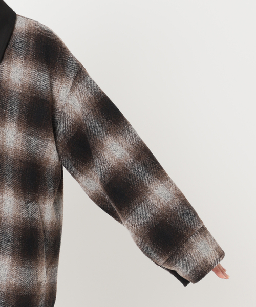 JOURNAL STANDARD（ジャーナルスタンダード）の「Mapel Flannel Check ブルゾン（カバーオール・レディース・ブラウン/イエロー・FREE）」の20枚目の写真