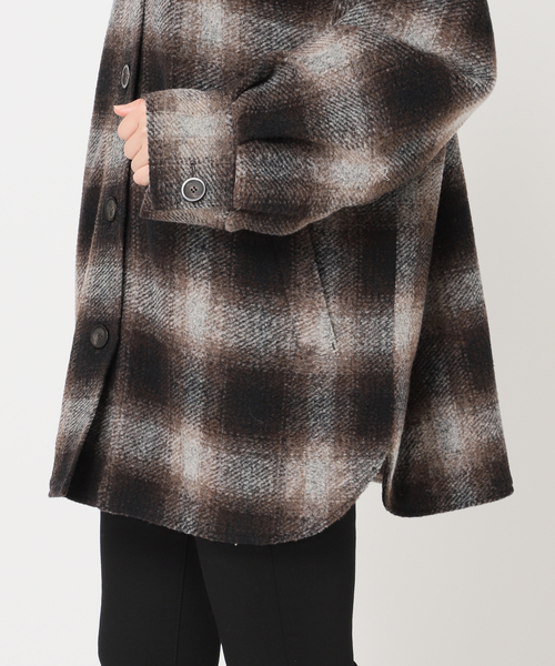 JOURNAL STANDARD（ジャーナルスタンダード）の「Mapel Flannel Check ブルゾン（カバーオール・レディース・ブラウン/イエロー・FREE）」の21枚目の写真