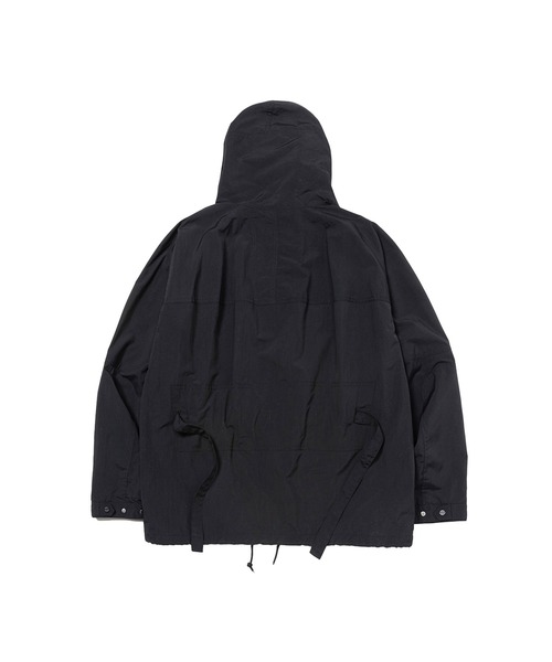 meanswhile（ミーンズワイル）の「Neutral Hooded Blouson（パーカー・メンズ・ブラック・3(L)/1(S)）」の2枚目の写真