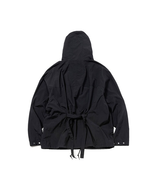 meanswhile（ミーンズワイル）の「Neutral Hooded Blouson（パーカー・メンズ・ブラック・3(L)/1(S)）」の3枚目の写真