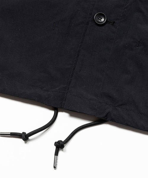 meanswhile（ミーンズワイル）の「Neutral Hooded Blouson（パーカー・メンズ・ブラック・3(L)/1(S)）」の7枚目の写真