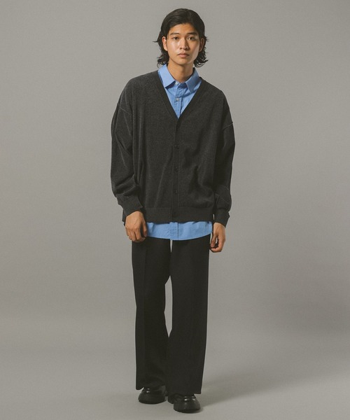 RAGEBLUE（レイジブルー）の「ハイゲージモールニットカーディガン（カーディガン/ボレロ・メンズ・ブラウン/グリーン/ブラック・LARGE/MEDIUM）」の6枚目の写真