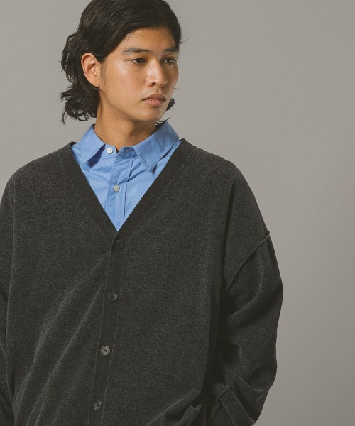 RAGEBLUE（レイジブルー）の「ハイゲージモールニットカーディガン（カーディガン/ボレロ・メンズ・ブラウン/グリーン/ブラック・LARGE/MEDIUM）」の9枚目の写真