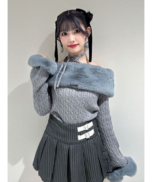 ベルトプリーツミニスカパン（スカート）｜jouetie（ジュエティ）の