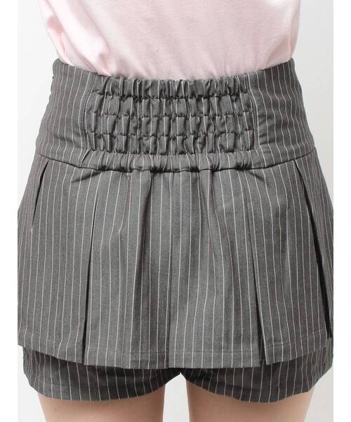 セール】ベルトプリーツミニスカパン（スカート）｜jouetie