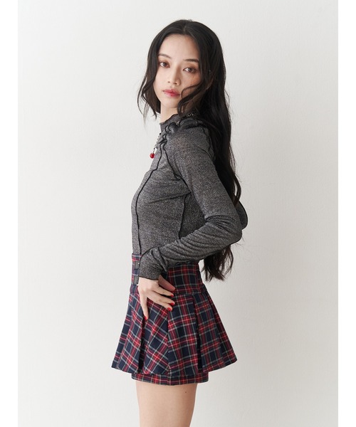 ベルトプリーツミニスカパン（スカート）｜jouetie（ジュエティ）の