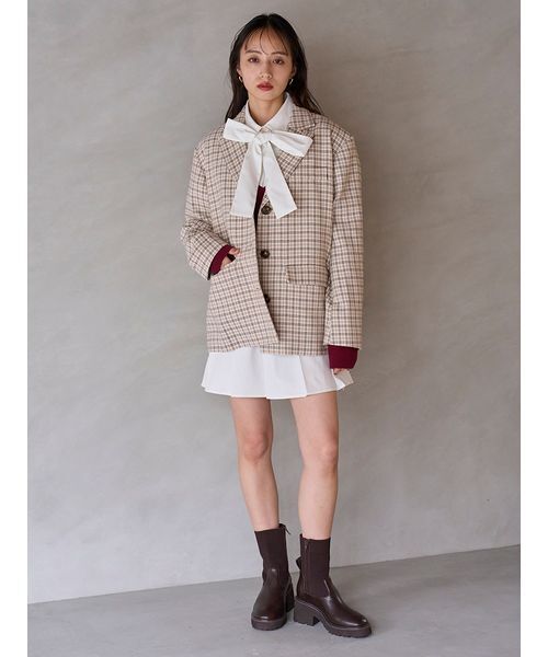 バリエオーバーサイズジャケット（テーラードジャケット