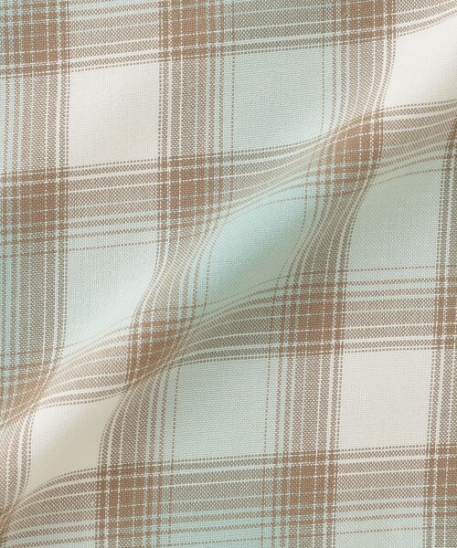 MACKINTOSH PHILOSOPHY(マッキントッシュ フィロソフィー)の「GREY LABEL オンブレチェックシャツ(シャツ/ブラウス・レディース・グリーン/ベージュ・2)」の11枚目の写真