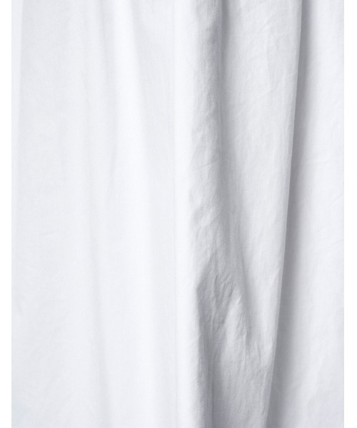 RUMCHE（ラムシェ）の「Knit Bonding Shirt Dress / ニットボンディングシャツドレス（シャツワンピース・レディース・ホワイト/ブラック・FREE）」の16枚目の写真
