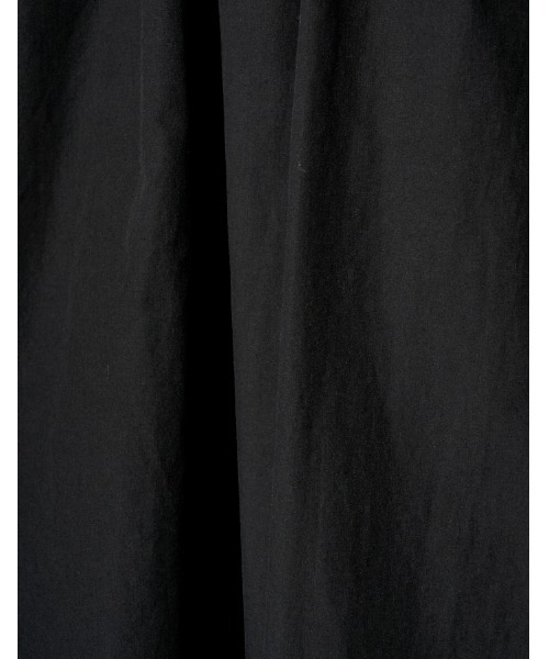 RUMCHE（ラムシェ）の「Knit Bonding Shirt Dress / ニットボンディングシャツドレス（シャツワンピース・レディース・ホワイト/ブラック・FREE）」の6枚目の写真