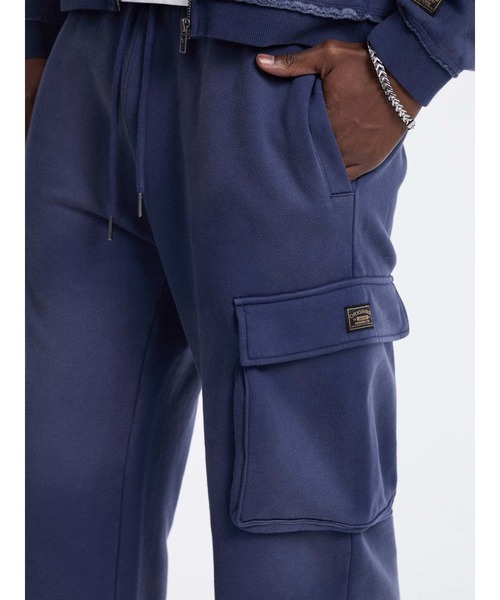 Guess（ゲス）の「GUESS Originals Cargo Jogger カーゴパンツ（カーゴパンツ・メンズ・ブラック/ネイビー・LARGE/SMALL/MEDIUM）」の5枚目の写真