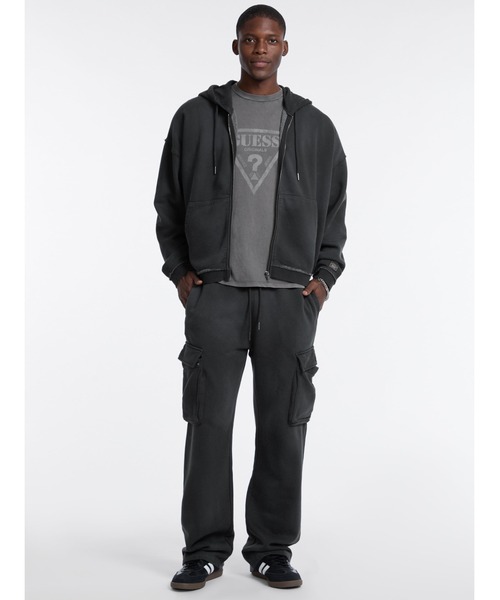 Guess（ゲス）の「GUESS Originals Cargo Jogger カーゴパンツ（カーゴパンツ・メンズ・ブラック/ネイビー・LARGE/SMALL/MEDIUM）」の10枚目の写真