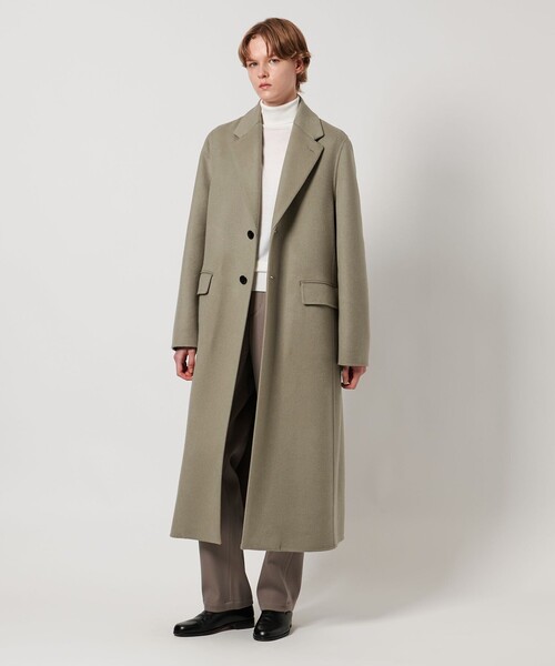 LOEFF（ロエフ）の「＜LOEFF＞リバー チェスター コート（チェスターコート・レディース・モカ/ネイビー・1/0）」の16枚目の写真