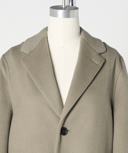 LOEFF ロエフ ハーフスリーブメルトンコート 楽天市場】LOEFF ロエフ ウール カシミヤ 二重織 メルトン スリーブ