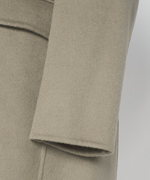 LOEFF（ロエフ）の「＜LOEFF＞リバー チェスター コート（チェスターコート・レディース・モカ/ネイビー・1/0）」の12枚目の写真