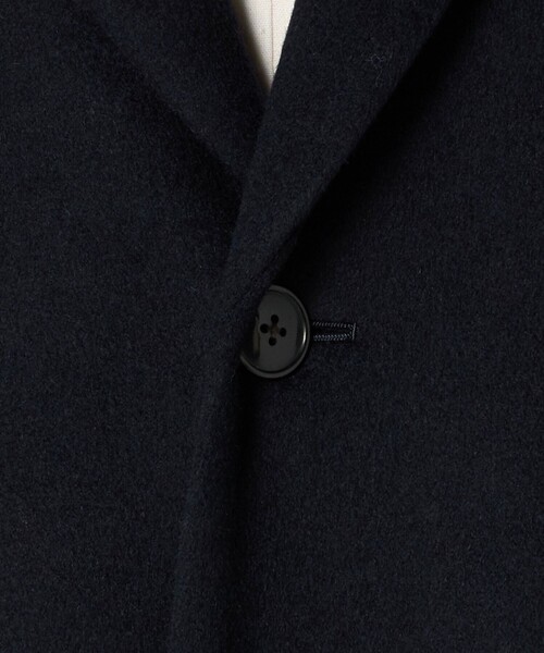 LOEFF（ロエフ）の「＜LOEFF＞リバー チェスター コート（チェスターコート・レディース・モカ/ネイビー・1/0）」の22枚目の写真