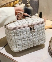 pyornim（ピョルニム）の「ツイードバニティ コスメ トラベル ポーチ（ポーチ）」