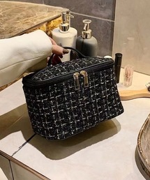 pyornim（ピョルニム）の「ツイードバニティ コスメ トラベル ポーチ（ポーチ）」