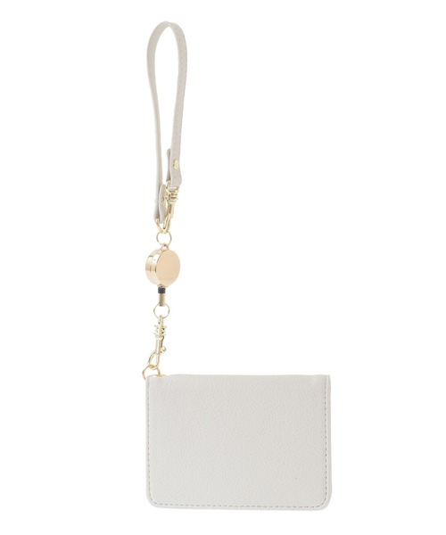 Maison de FLEUR（メゾンドフルール）の「二つ折りリールパスケース（パスケース・レディース・ホワイト系その他2/ブラック/ピンク系その他3・FREE）」の18枚目の写真