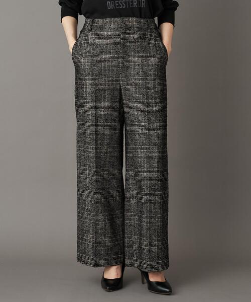 DRESSTERIOR（ドレステリア）の「ループグレンチェックワイドパンツ（その他パンツ・レディース・ブラック系1・34/36/38/40）」の7枚目の写真